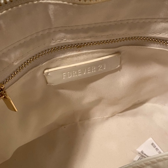 Forever 21 Quilted White Patent Bag - Picture 8 of 8